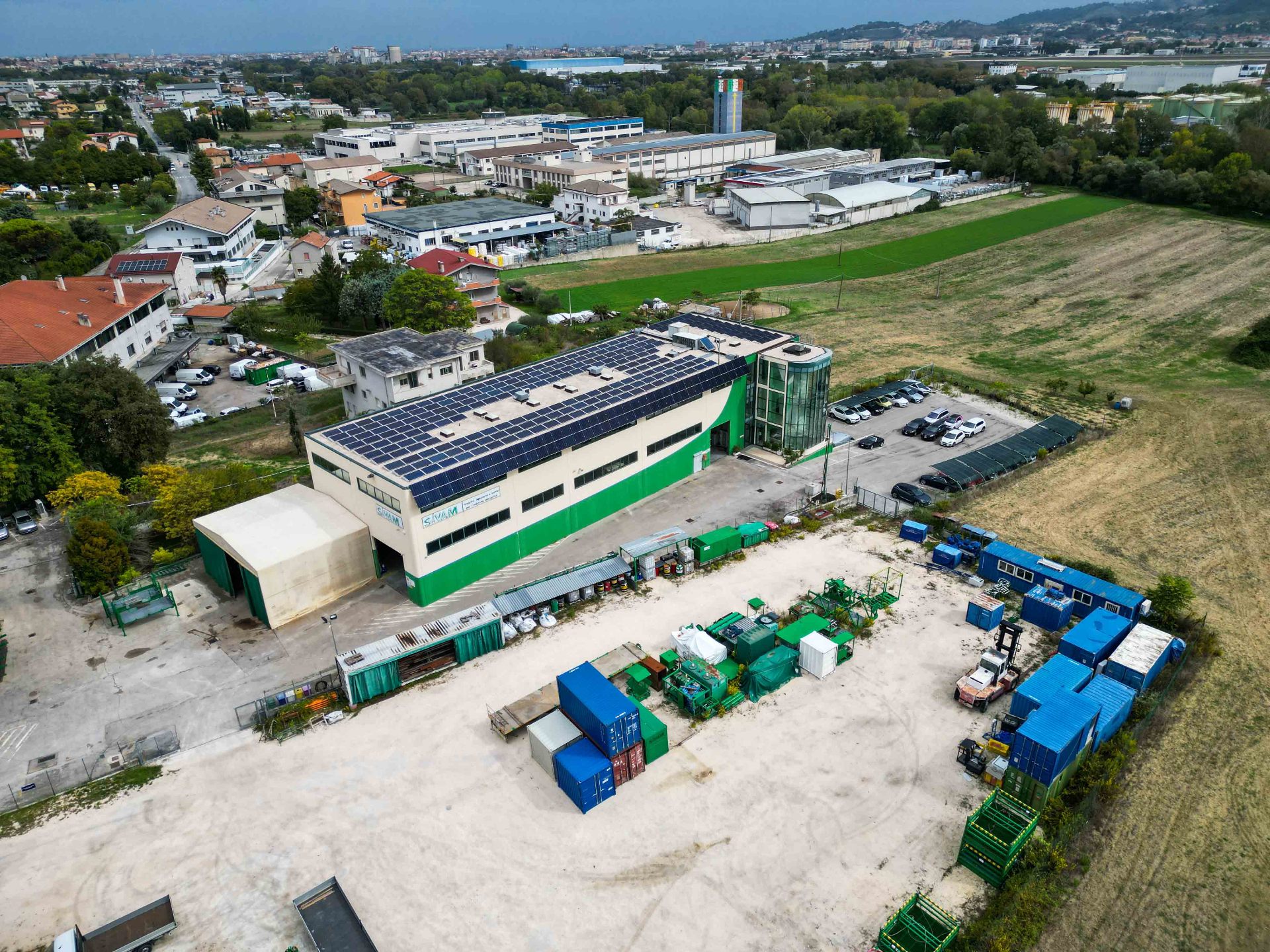 Vista aerea della sede SIVAM